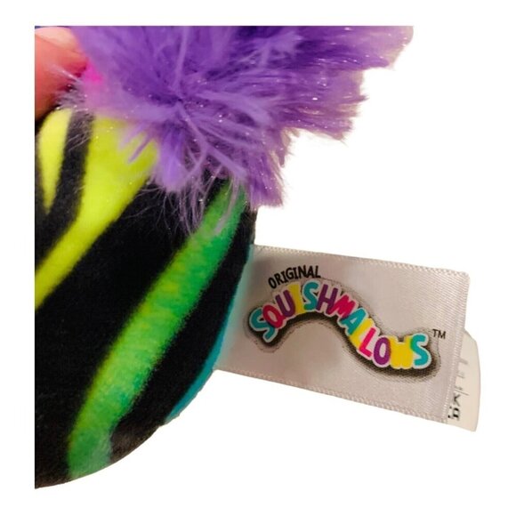 Squishmallows Zebra Mystery Squad Mini 5in Plush Toy Rainbow Stuffed Animal - Picture 2 of 9